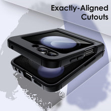 Carica l'immagine nel visualizzatore di Gallery, JETech Cover per Samsung Galaxy Z Flip 5, Protezione Cerniera, Nero