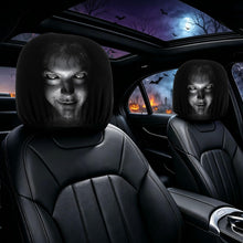Carica l'immagine nel visualizzatore di Gallery, Copripoggiatesta Per Auto Con Faccia Spaventosa, 2 Pezzi Copripoggiatesta Faccia Horror, Coprisedili per poggiatesta Gho