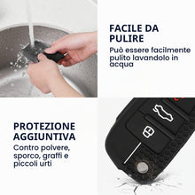 Carica l'immagine nel visualizzatore di Gallery, kwmobile Custodia Coprichiave Compatibile con Audi con 3 tasti pieghevole Cover - Copri Telecomando Chiave Auto - Copri 