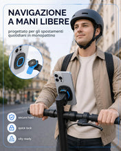 Carica l'immagine nel visualizzatore di Gallery, Adattatore Adesivo Quad Lock Compatibile 1 Pezzo Blu – Universale, Extra Forte per Moto, Bici, Auto. Presa sicura anti-v
