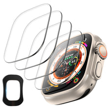 Carica l'immagine nel visualizzatore di Gallery, TOCOL 4 Pezzi Pellicola Protettiva per Apple Watch Ultra 3/2/1, Pellicola in TPU Flessibile Anti-Graffi, Trasparente HD 