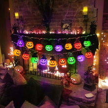 Carica l'immagine nel visualizzatore di Gallery, Decorazione per Halloween, per interni, 5 metri, 30 LED, con batteria a 30 LED, per Halloween, decorazione di Halloween,