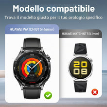 Carica l'immagine nel visualizzatore di Gallery, Diruite 2 Pezzi Cover per HUAWEI Watch GT 5 46mm Custodia Protettiva HD Antigraffio PC Custodia Vetro Temperato Pellicol