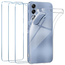 Carica l'immagine nel visualizzatore di Gallery, FLLAO Cover Compatibile con Samsung Galaxy A25 5G con 3 Pellicola Vetro Temperato, Custodia Trasparente Ultra Sottile Si