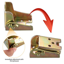 Carica l'immagine nel visualizzatore di Gallery, 4 x Gambe Ripiegabili con Blocco, Serraggio Automatico a 90 Gradi, Staffa di Supporto per Tavolo, Cerniera a Scomparsa p