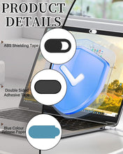 Carica l'immagine nel visualizzatore di Gallery, 10 Pezzi Copertura Privacy per Webcam, Cover Scorrevole Ultra Sottile per Laptop/MacBook/Smartphone/iPad