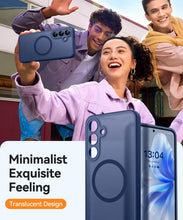 Carica l'immagine nel visualizzatore di Gallery, CANSHN Magnetica Cover per Samsung Galaxy S25 Plus (6.7 Pollici), [Protezione Completa Della Fotocamera] Custodia Traslu