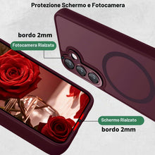 Carica l'immagine nel visualizzatore di Gallery, Magnetica Cover per Samsung Galaxy S25 Compatibile con MagSafe, Custodia per Samsung Galaxy S25 Traslucida Opaca Posteri