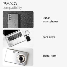 Carica l'immagine nel visualizzatore di Gallery, PAXO Cavo da USB C a USB C da 0,5 m, trasferimento dati a 10 Gbps, USB 3.2 Gen2x1, cavo di ricarica e cavo dati USB tipo