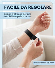 Carica l'immagine nel visualizzatore di Gallery, Cinturino Compatibile con Google Fitbit Air, 1 Pcs Nero in Nylon, Quick-Release Rapido, Comfort Anallergico e Anti-Sudor