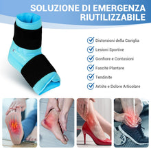 Carica l'immagine nel visualizzatore di Gallery, Comfytemp Grande Impacco di Ghiaccio per Caviglia e Piede, Allevia Dolore