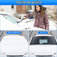 Carica l'immagine nel visualizzatore di Gallery, Feebee Copertura Parabrezza Auto Antighiaccio Inverno, Magnetico Copri Telo Esterno Parabrezza Anteriore di Macchina, Pr