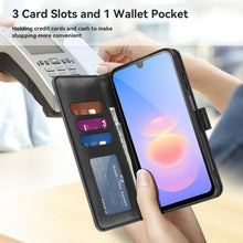 Carica l'immagine nel visualizzatore di Gallery, ivencase Cover per Samsung Galaxy A18 / A17 con Vetro Temperato, Nero