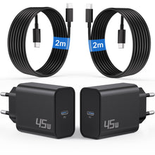 Carica l'immagine nel visualizzatore di Gallery, 45W Caricatore per Samsung USB C per Samsung S26 Ultra S25 S24 S23 S22
