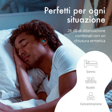 Carica l'immagine nel visualizzatore di Gallery, Alpine SoftSilicone - Tappi in silicone modellabili per le orecchie - Attenuazione 28dB - Ideali per ridurre i rumori du