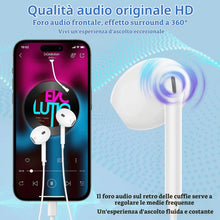 Carica l'immagine nel visualizzatore di Gallery, 2 Pezzi Cuffie Cablate per iPhone,[Certificate MFI] Auricolari In-Ear