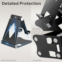 Carica l'immagine nel visualizzatore di Gallery, [2 Pezzi ] Zivacate Supporti per Telefono Scrivania [Pieghevole &amp; Regolabile], Porta Cellulare Portatile Compatibile con