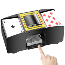 Carica l'immagine nel visualizzatore di Gallery, Fousenuk Mescolatore Carte da Gioco, Mischia Carte Automatico, Mescola Carte Elettrico da 1 a 2 Mazzi, Card Shuffler, Di