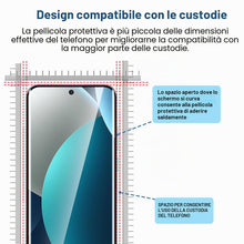 Carica l'immagine nel visualizzatore di Gallery, 2+2 3D Vetro Temperato per Xiaomi Redmi Note 15 Pro 4G Pellicola