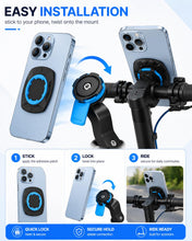 Carica l'immagine nel visualizzatore di Gallery, Adattatore Adesivo Quad Lock Compatibile 1 Pezzo Blu – Universale, Extra Forte per Moto, Bici, Auto. Presa sicura anti-v