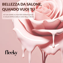Carica l'immagine nel visualizzatore di Gallery, Fleeky Brow Set di cera calda per microonde – 2 in 1 per depilazione e cura – ideale per viso, corpo e zona bikini – pre