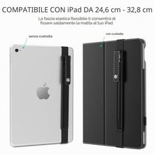 Carica l'immagine nel visualizzatore di Gallery, MoKo Cover compatibile con Apple Pencil, Nero | per Apple Pencil Pro/1ª/2ª gen/USB-C e stilo simili, dotato di fascia el