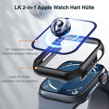 Carica l'immagine nel visualizzatore di Gallery, LK 2 Pezzi Cover per Apple Watch Series 7 Series 8 Series 9 45 mm