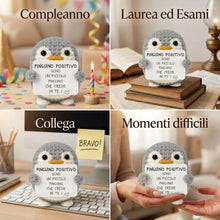 Carica l'immagine nel visualizzatore di Gallery, Pinguino Positivo© | Regalo Originale e Divertente | Idea Simpatica | Festa Bambini Ragazzi | Compleanno Bimba Bimbo| De