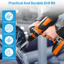 Carica l'immagine nel visualizzatore di Gallery, 6 pezzi Punte Trapano Maschi Countersink Tap M3 M4 M5 M6 M8 M10 Kit