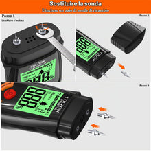 Carica l'immagine nel visualizzatore di Gallery, Misuratore di Umidità - Igrometro Digitale Professionale Rilevatore di Umidità per Legni, Carta, Compensato, Pareti in G