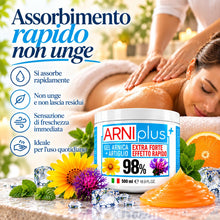 Carica l'immagine nel visualizzatore di Gallery, ARNIplus+ Arnica per cavalli uso umano, gel forte con vitamina C, 500 ml