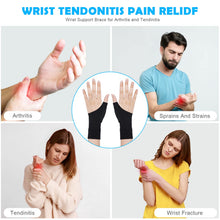 Carica l'immagine nel visualizzatore di Gallery, ACWOO Guanti da Artrite, 1 Paio Guanti Compressione per Pollice Polso con Gel Cuscinetti, Guanti Supporto Traspirante pe