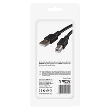 Carica l'immagine nel visualizzatore di Gallery, EMOS Cavo di collegamento USB da USB-A a USB-B per stampanti e altre periferiche con connessione USB-B, Hi-Speed 480 Mbp