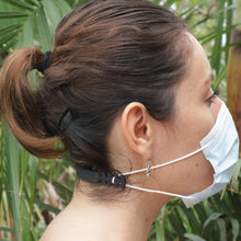 Carica l'immagine nel visualizzatore di Gallery, 7 Ganci per Mascherine Antiscivolo, Cinghia di Prolunga per Maschera, Estendi Gancio Antiscivolo per Mascherina Fascetta