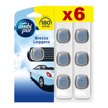 Carica l'immagine nel visualizzatore di Gallery, Ambi Pur Car Profumatore Auto, 6 Deodoranti per Macchina, Brezza Leggera