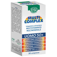 Carica l'immagine nel visualizzatore di Gallery, ESI - Multicomplex Uomo 50+, Integratore Alimentare Multivitaminico Multiminerali, Contribuisce al Funzionamento del Sis