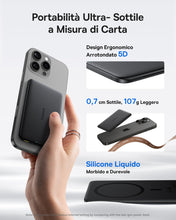Carica l'immagine nel visualizzatore di Gallery, Baseus Picogo AM41 Power Bank, Ultra Slim 5000mAh Magsafe Powerbank, Ricarica Rapida PD 20W, Portatile, Magnetico Batter