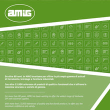 Carica l'immagine nel visualizzatore di Gallery, Amig – Nastro segnaletico non adesivo – Per segnalazione e avvertimento di pericolo – Impermeabile e flessibile – PVC – 