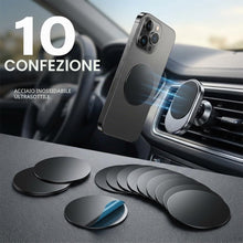 Carica l'immagine nel visualizzatore di Gallery, 10 Pezzi Set di Piastre Metalliche Autoadesive, Piastra in Metallo per Magneti Sottili, Dischi Metallici Compatibili con