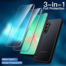 Carica l'immagine nel visualizzatore di Gallery, JETech Cover Opaca 3 in 1 per Samsung Galaxy A26, Nero