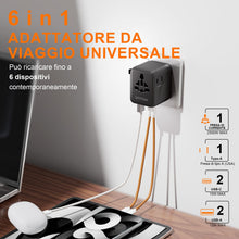 Carica l'immagine nel visualizzatore di Gallery, GRIFEMA Adattatore universale da viaggio 6 in 1