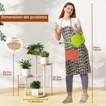 Carica l'immagine nel visualizzatore di Gallery, IBUYKE 4 Livelli Supporto per Piante da Interno, Bianco TMJ073R