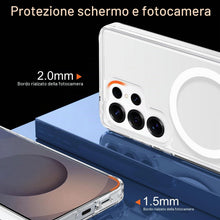 Carica l'immagine nel visualizzatore di Gallery, XTCASE Cover Magnetica Samsung Galaxy S25 Ultra 5G con Supporto, Chiaro