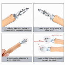 Carica l'immagine nel visualizzatore di Gallery, 4 Pezzi Attrezzi Di Schermo Rotolamento, Rotella per Zanzariere, Attrezzo per rullo vaglio con gancio adatto, Zanzariera