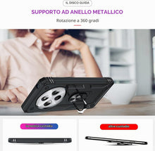 Carica l'immagine nel visualizzatore di Gallery, LeYi Cover per Redmi 14C 4G Custodia con 2 x Pellicola Vetro Temperato +2 x Protezione Fotocamera, Militare 360° Anello 