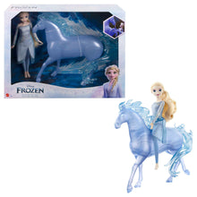 Carica l'immagine nel visualizzatore di Gallery, Mattel Disney Frozen Elsa e Nokk set