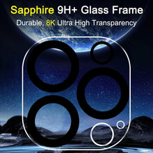 Carica l'immagine nel visualizzatore di Gallery, Ferilinso [3 Pezzi] Protezione Pellicola Vetro Fotocamera per iPhone 13 Pro &amp; iPhone 13 Pro Max Accessori Cover 9H Vetro