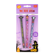 Carica l'immagine nel visualizzatore di Gallery, Legami - Set di 3 Penne Gel Cancellabili, The Boo Crew, Penne con Inchiostro Cancellabile Termosensibile, Nero, Viola, Rosso, Erasable Pen Halloween, Cancella Senza Consumare il Foglio