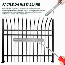 Carica l'immagine nel visualizzatore di Gallery, Fissaggio per Cassette Postale per Recinzione, Montaggio Su Recinzione per Cassette Postali, Fissaggio A Picchetto in Me
