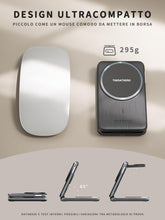 Carica l'immagine nel visualizzatore di Gallery, Tigratigro Caricatore Wireless Stazione, magnetico pieghevole 3 in 1 con MagSafe, Ricarica Rapid da 15W Caricabatterie p